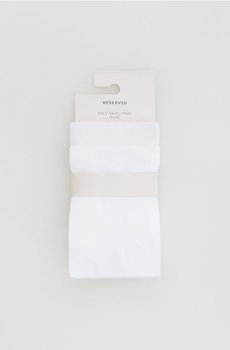 Reserved - Білі колготки, набір з 2 - білий - 802DI-00X