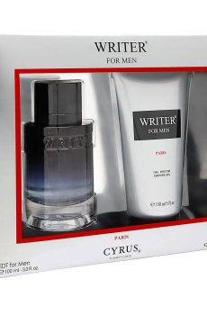 Парфюмированный набор мужской Cyrus Parfums Writer (парфюмированная вода, 100 мл + гель для душа, 150 мл)