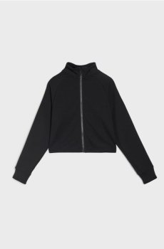 Світшот-бомбер - чорний