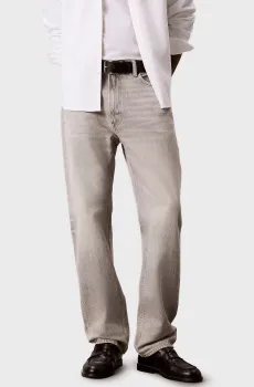 Мужские серые джинсы STANDARD STRAIGHT GRAVEL ROCK Серый 33-32 Calvin Klein Jeans LV04RF797G