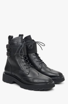 Зимові черевики чорні Estro ER00111937