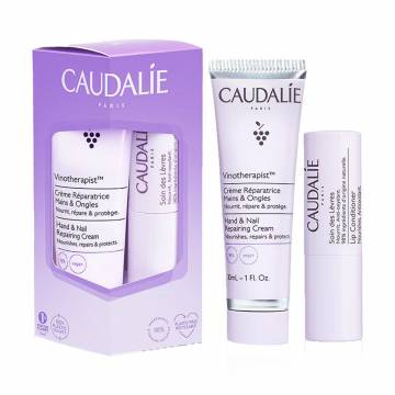 Набор Caudalie Vinotherapist Lip & Hand Duo (крем для рук и ногтей, 30 мл + бальзам для губ, 4.5 г) Набор Caudalie Vinotherapist Lip & Hand Duo (крем для рук и ногтей, 30 мл + бальзам для губ, 4.5 г)