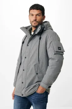 Мужская серая парка Серый M Mexx YA1145036-01M