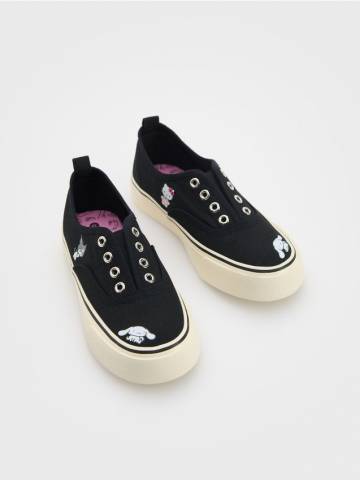 Reserved - LADIES` SNEAKERS - чорний - 642DL-99X Reserved - LADIES` SNEAKERS - чорний - 642DL-99X