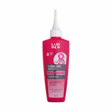 Ламелярна вода Lady Wow Lamellar Water 8 Seconds для всіх типів волосся, 200 мл Ламелярна вода Lady Wow Lamellar Water 8 Seconds для всіх типів волосся, 200 мл