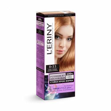 Стойкая крем-краска для волос LERINY Permanent Hair Color Cream 8.33 Медовая карамель, 115 мл Стойкая крем-краска для волос LERINY Permanent Hair Color Cream 8.33 Медовая карамель, 115 мл