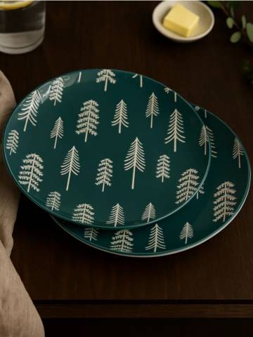 Тарілки, 2 шт. - зелений