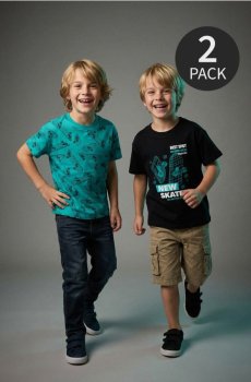 Футболки, 2 шт. - чорний