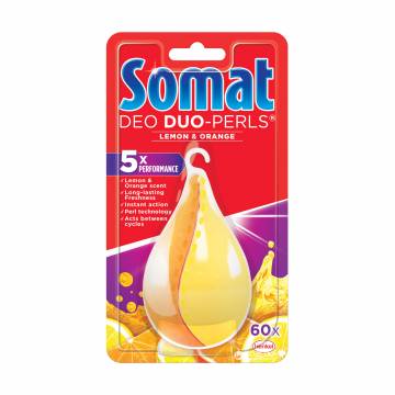 Ароматизатор для посудомоечной машины Somat Deo Duo-Pearls Lemon & Orange Лимон и апельсин, 17 г Ароматизатор для посудомоечной машины Somat Deo Duo-Pearls Lemon & Orange Лимон и апельсин, 17 г