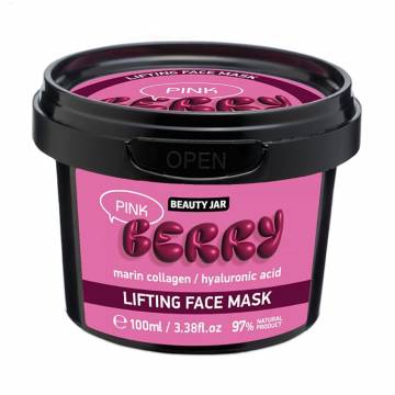 Лифтинг-маска для лица Beauty Jar Lifting Face Mask Розовая ягода, 100 мл Лифтинг-маска для лица Beauty Jar Lifting Face Mask Розовая ягода, 100 мл
