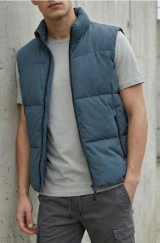 Бавовняна футболка basic - сірий