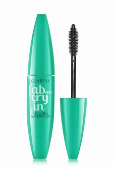Водостойкая тушь для ресниц Claresa Fab Even Crying Volume & Waterproof Mascara, Black, 10 г