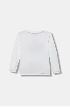 Хлопковый детский лонгслив Guess