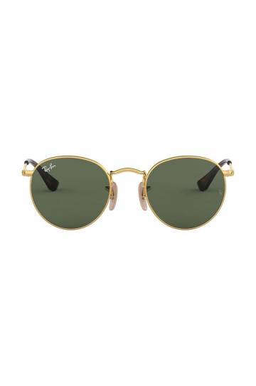 Детские солнцезащитные очки Ray-Ban Round Kids цвет зелёный 0RJ9547S Детские солнцезащитные очки Ray-Ban Round Kids цвет зелёный 0RJ9547S