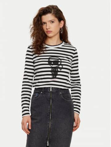KARL LAGERFELD Блузка A1W17137 Чорний Regular Fit KARL LAGERFELD Блузка A1W17137 Чорний Regular Fit