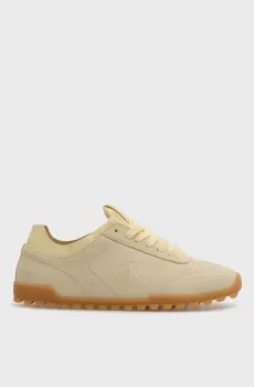 Женские желтые замшевые кроссовки LOW PROFILE RUN Желтый 36 Calvin Klein HW0HW03150