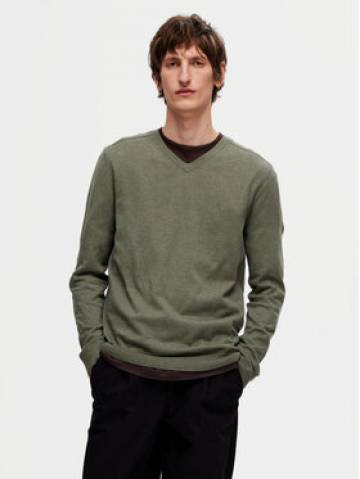 Selected Homme Светр 16090147 Зелений Regular Fit Selected Homme Светр 16090147 Зелений Regular Fit
