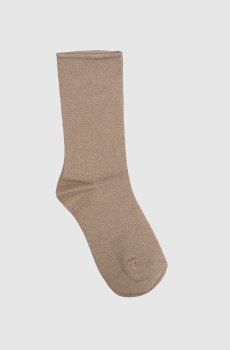 Коричневые носки с кашемиром и шелком