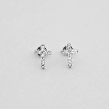 Серебряные серьги Minimal 520358б Серебряные серьги Minimal 520358б