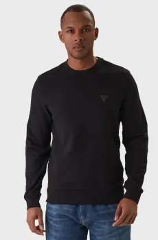 Мужской черный свитшот Черный XXL Guess M6RQ08.KCN01;JBLK