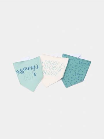 Нагрудник 3 pack - блакитний Нагрудник 3 pack - блакитний