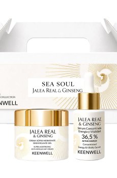 Восстанавливающий набор для лица Keenwell Sea Soul Jalea Real & Ginseng (крем, 80 мл + сыворотка, 30 мл)