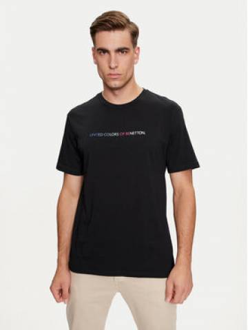 United Colors Of Benetton Футболка 3I1XU1096 Чорний Regular Fit United Colors Of Benetton Футболка 3I1XU1096 Чорний Regular Fit