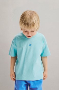 Reserved - Бавовняна футболка - ментолово-зелений - 918IX-65X