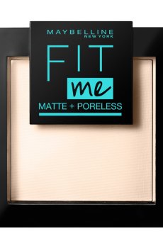 Уценка! Матирующая компактная пудра для лица Maybelline New York Fit Me! Matte + Poreless 105 Natural Ivory, 9 г