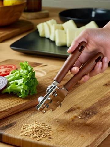 Консервний ніж - коричневий