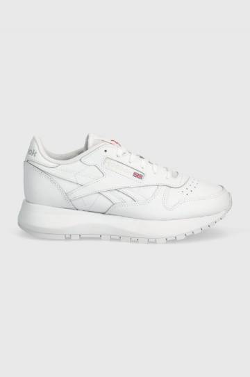 Кожаные кроссовки Reebok Classic Classic Leather цвет белый 100074458 Кожаные кроссовки Reebok Classic Classic Leather цвет белый 100074458