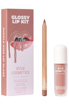 Набор для макияжа губ Kylie Cosmetics Glossy Lip Kit Supple Kiss Lip Glaze, Coconut 2.0, 4.14 г