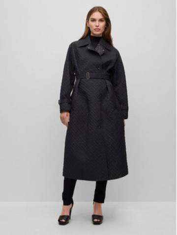 Boss Тренч Pelkate 50494220 Чорний Regular Fit Boss Тренч Pelkate 50494220 Чорний Regular Fit