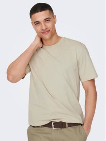 Only & Sons Футболка 22025208 Бежевий Regular Fit Only & Sons Футболка 22025208 Бежевий Regular Fit