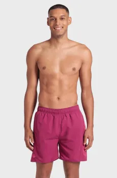 Мужские малиновые шорты для плавания FUNDAMENTALS ARENA LOGO BOXER Малиновый L Arena 006444-991