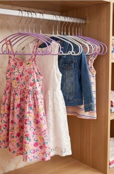 Вішалки 15 шт - пастельний рожевий