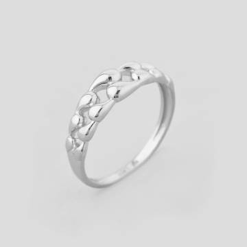 Серебряное кольцо Minimal 10611-19.5 19 Серебряное кольцо Minimal 10611-19.5 19