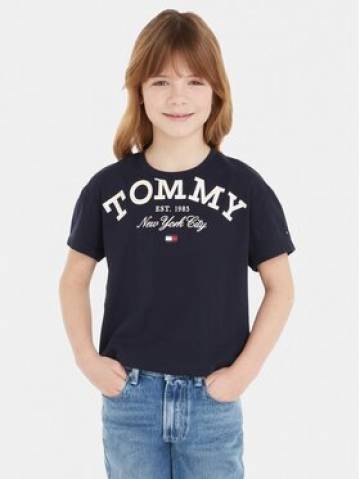 Tommy Hilfiger Футболка Logo KG0KG07637 Cиній Regular Fit Tommy Hilfiger Футболка Logo KG0KG07637 Cиній Regular Fit