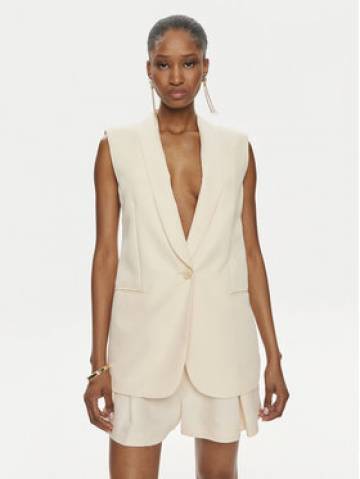 TWINSET Костюмний жилет 241TT2102 Бежевий Loose Fit TWINSET Костюмний жилет 241TT2102 Бежевий Loose Fit