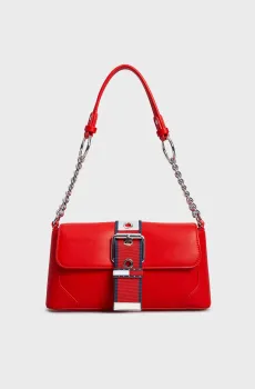 Женская красная сумка TJW IDOL SHOULDER BAG Красный ONESIZE Tommy Jeans AW0AW16282