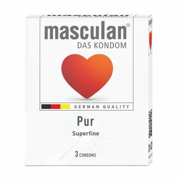Презервативы Masculan Pur, 3 шт Презервативы Masculan Pur, 3 шт