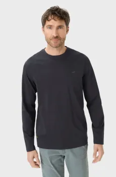 Мужской темно-синий лонгслив Синий M Camel Active 409600-7T06-48