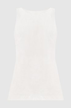 Белый топ Joan из льна