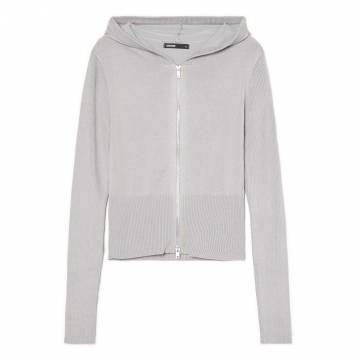 Cropp - Джемпер з трикотажу в рубчик - темно-сірий Cropp - Джемпер з трикотажу в рубчик - темно-сірий
