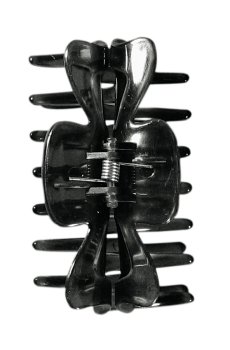 Набор заколок для волос Titania 9 см, черные, 2 шт (8021-2 B)