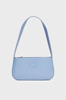 Женская голубая сумка TJW ESS MUST SHOULDER BAG BOX PU Голубой ONESIZE Tommy Jeans AW0AW16967