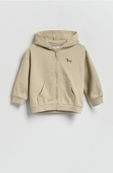 Reserved - Бавовняне худі - бежевий - 708HR-08X