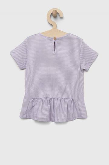 Футболка для младенцев United Colors of Benetton цвет фиолетовый Футболка для младенцев United Colors of Benetton цвет фиолетовый