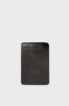 Мужской черный кожаный кардхолдер Черный ONESIZE G-Star RAW D26262,3127