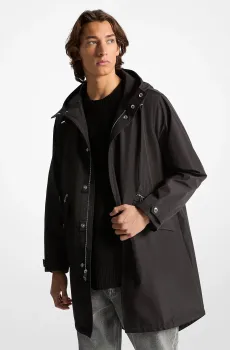 Мужской черный плащ WATER REPELLENT Черный XL Michael Kors CR5208BGY0